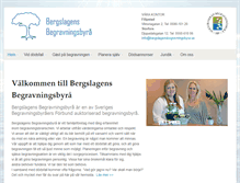 Tablet Screenshot of bergslagensbegravningsbyra.se